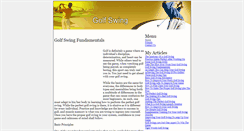 Desktop Screenshot of golf-swing.hvvt.com